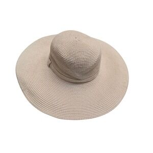 Shade & Shore Wide Brim Straw Sun Hat Packable Floppy Beach Vacation Boho Summer